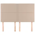 Têtes de lit 4 pcs Cappuccino 72x5x78/88 cm Similicuir