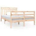 Cadre de lit Bois massif 120x190 cm Petit Double