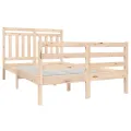 Cadre de lit Bois massif 120x190 cm Petit Double