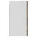 Armoire suspendue Chêne fumé 39,5x31x60 cm Bois d'ingénierie