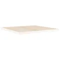 Cadre de lit blanc 200x200 cm bois de pin massif
