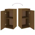 Meubles TV 3 pcs Marron miel Bois massif de pin