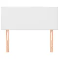 Tête de lit Blanc 90x5x78/88 cm Similicuir
