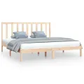 Cadre de lit Bois de pin massif 200x200 cm