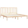 Cadre de lit Bois de pin massif 200x200 cm