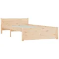 Cadre de lit bois massif 75x190 cm petit simple