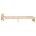 Cadre de lit bois massif 75x190 cm petit simple