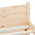 Cadre de lit bois massif 75x190 cm petit simple