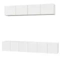Ensemble de meubles TV 5 pcs Blanc Bois d'ingénierie