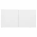 Ensemble de meubles TV 5 pcs Blanc Bois d'ingénierie