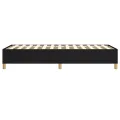 cadre de lit Noir 80x200 cm Tissu