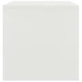 Tables de chevet 2 pcs Blanc 40x30x30 cm Bois d'ingénierie