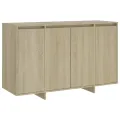 Buffet chêne sonoma 120x41x75 cm bois d'ingénierie