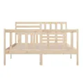 Cadre de lit Bois massif 140x200 cm