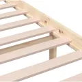Cadre de lit Bois massif 140x200 cm