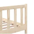 Cadre de lit Bois massif 140x200 cm