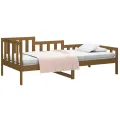 Lit de jour Marron miel 90x190 cm Bois de pin massif