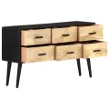 Buffet 110x33x64 cm Bois de manguier massif