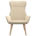 Chaise de relaxation Crème Tissu