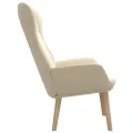 Chaise de relaxation Crème Tissu