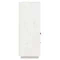 Buffet haut Blanc 100x40x108,5 cm Bois massif de pin