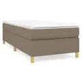cadre de lit Taupe 80x200 cm Tissu