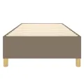 cadre de lit Taupe 80x200 cm Tissu