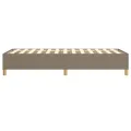 cadre de lit Taupe 80x200 cm Tissu