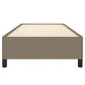 Cadre de lit Taupe 90x200 cm Tissu