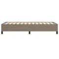 Cadre de lit Taupe 90x200 cm Tissu