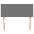 Tête de lit Gris foncé 90x5x78/88 cm Tissu