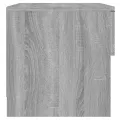 Tables de chevet 2 pcs Sonoma gris Bois d'ingénierie