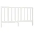 Tête de lit Blanc 206x4x100 cm Bois massif de pin