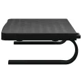 Support de moniteur Noir 37x28x11,5 cm