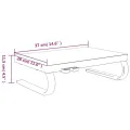 Support de moniteur Noir 37x28x11,5 cm