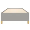 Cadre de lit Gris clair 80x200 cm Tissu