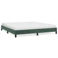 Cadre de lit Vert foncé 160x200 cm Velours