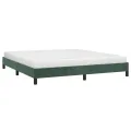 Cadre de lit Vert foncé 160x200 cm Velours