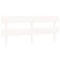Tête de lit Blanc 184x3x81 cm Bois massif de pin