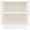 Tables de chevet 2 pcs Blanc 40x34x40 cm Bois de pin solide