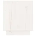 Tables de chevet 2 pcs Blanc 40x34x40 cm Bois de pin solide