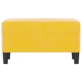 Banc Jaune 70x35x41 cm Velours