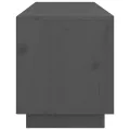 Meuble TV Gris 105x34x40 cm Bois de pin massif