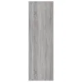 Bibliothèque/Buffet sonoma gris 50x25x80 cm bois d'ingénierie