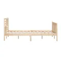 Cadre de lit Bois massif 150x200 cm Très grand