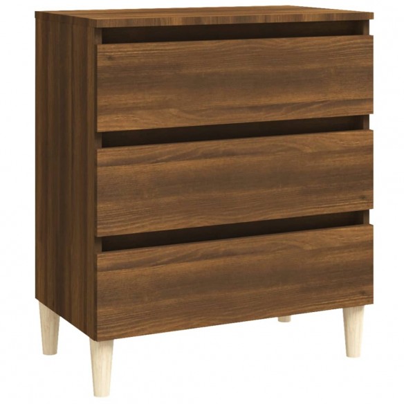 Buffet Chêne marron 60x35x69 cm Bois d'ingénierie