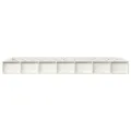 Cadre de lit Blanc 140x190 cm Bois massif