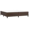 cadre de lit Marron 200x200 cm Similicuir