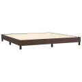 cadre de lit Marron 200x200 cm Similicuir