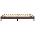 cadre de lit Marron 200x200 cm Similicuir